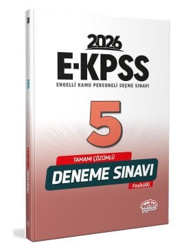 2025 EKPSS Tamamı Çözümlü 5 Deneme Sınavı