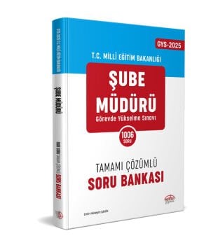 Milli Eğitim Bakanlığı Şube Müdürlüğü GYS Soru Bankası Editör Yayınevi