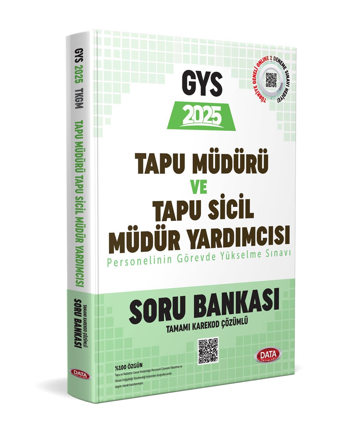 Tapu Müdürü - Tapu Sicil Müdür Yardımcısı GYS Soru Bankası - Karekod Çözümlü