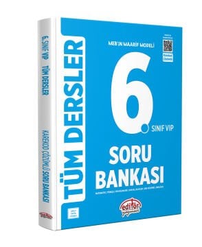 6. Sınıf VIP Tüm Dersler Soru Bankası