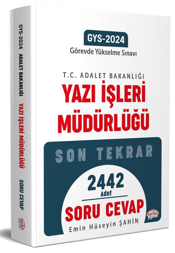 Adalet Bakanlığı Yazı İşleri Müdürlüğü GYS Soru Cevap