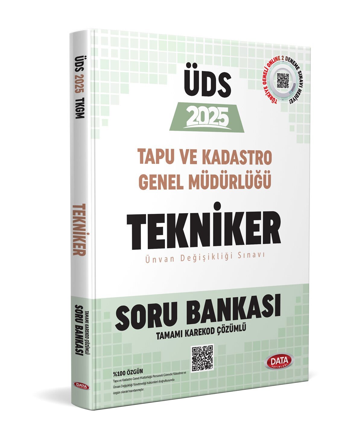 Tapu ve Kadastro Genel Müdürlüğü UDS Tekniker Soru Bankası Karekod Çözümlü