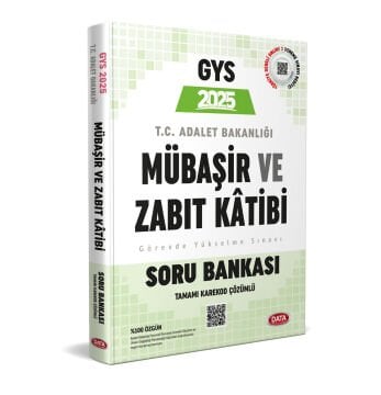 GYS Adalet Bakanlığı Mübaşir ve Zabıt Katibi Soru Bankası - Karekod Çözümlü