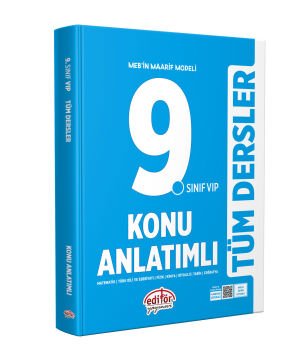 9. Sınıf VIP Tüm Dersler Konu Anlatımlı