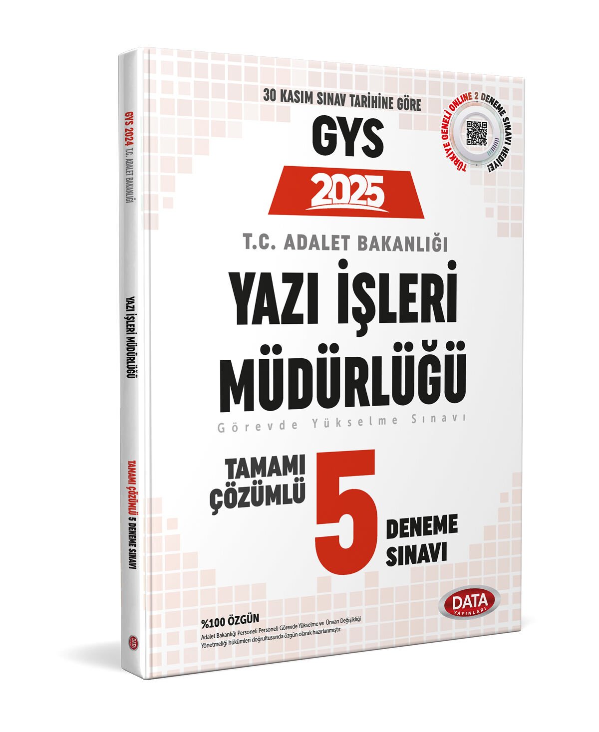 GYS Adalet Bakanlığı Yazı İşleri Müdürlüğü Çözümlü 5 Deneme Sınavı