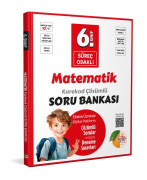 6. Sınıf Süreç Odaklı Matematik Soru Bankası - Karekod Çözümlü