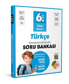 6. Sınıf Süreç Odaklı Türkçe Soru Bankası - Karekod Çözümlü