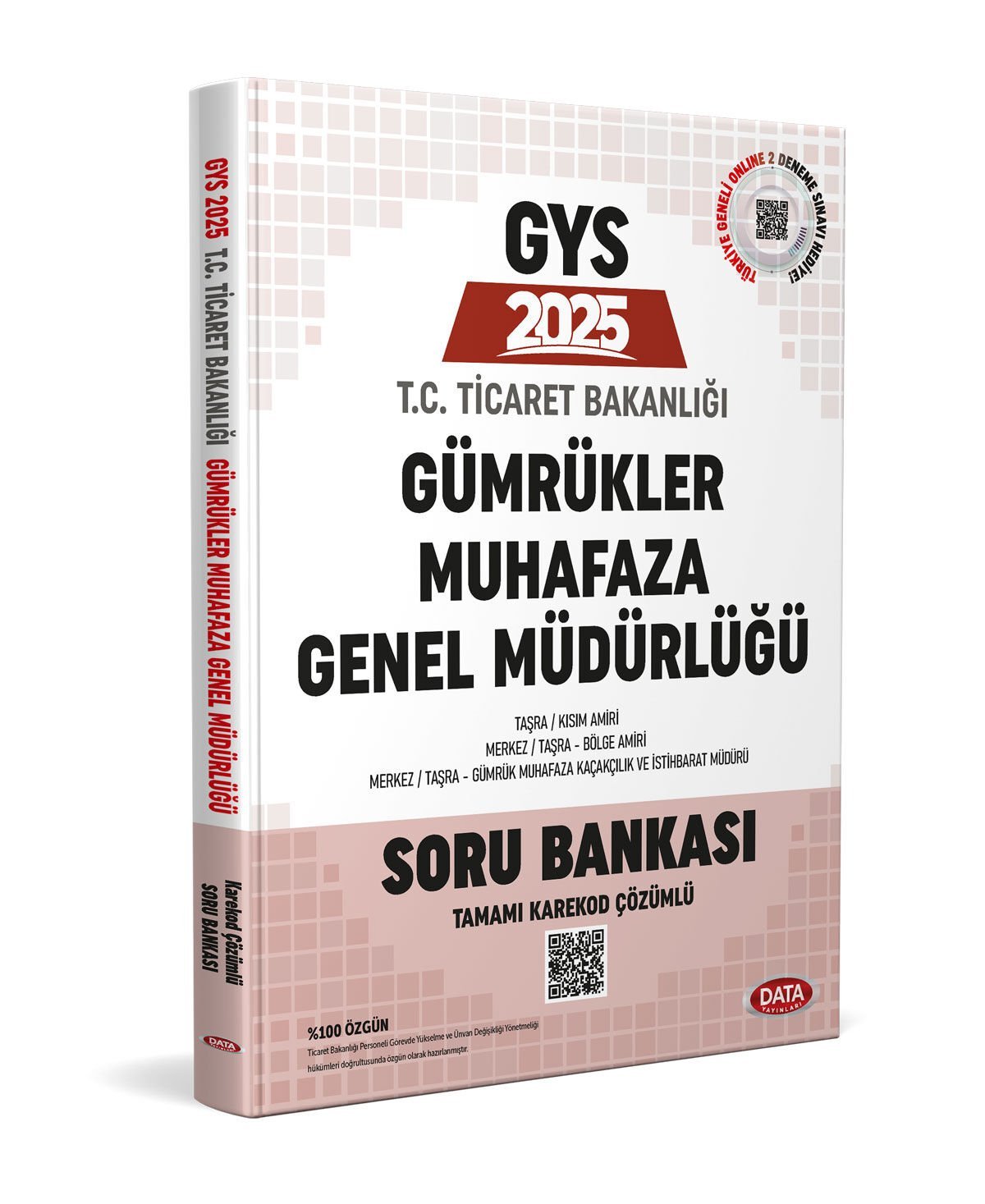 Ticaret Bakanlığı Gümrükler Muhafaza Genel Müdürlüğü 2025 GYS Soru Bankası - Karekod Çözümlü