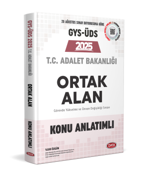 Adalet Bakanlığı GYS-ÜDS Ortak Alan Konu Anlatımlı