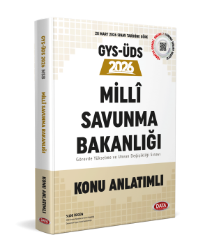 Milli Savunma Bakanlığı 2026 GYS-ÜDS Konu Anlatımlı