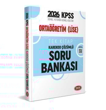 KPSS Ortaöğretim (Lise) Tek Kitap Karekod Çözümlü Soru Bankası