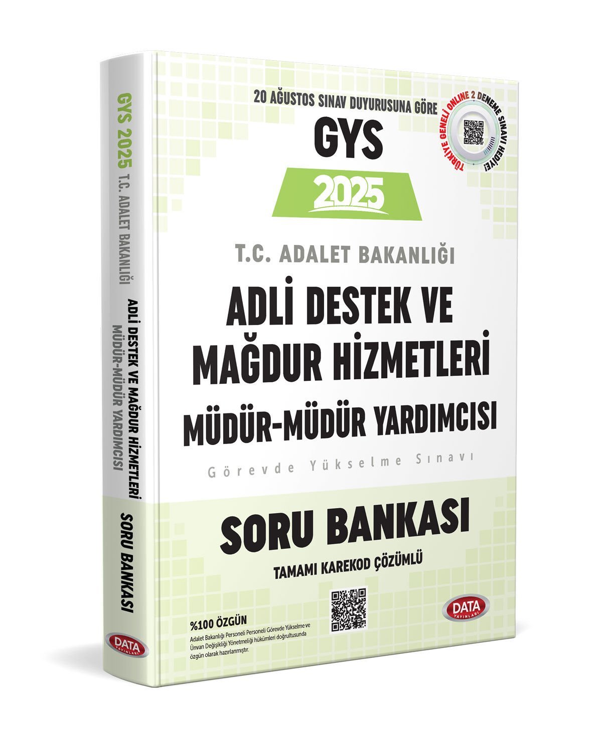 Adalet Bakanlığı Adli Destek ve Mağdur Hizmetleri Müdürü ve Müdür Yardımcısı - Karekod Çözümlü