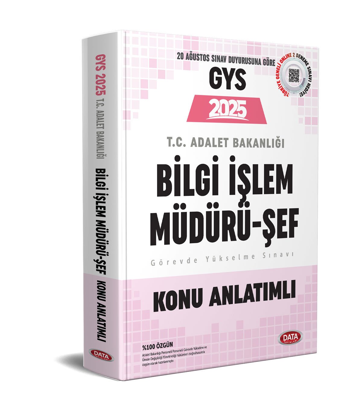 Adalet Bakanlığı Bilgi İşlem Müdürü - Şef (Taşra) GYS Konu Anlatımlı