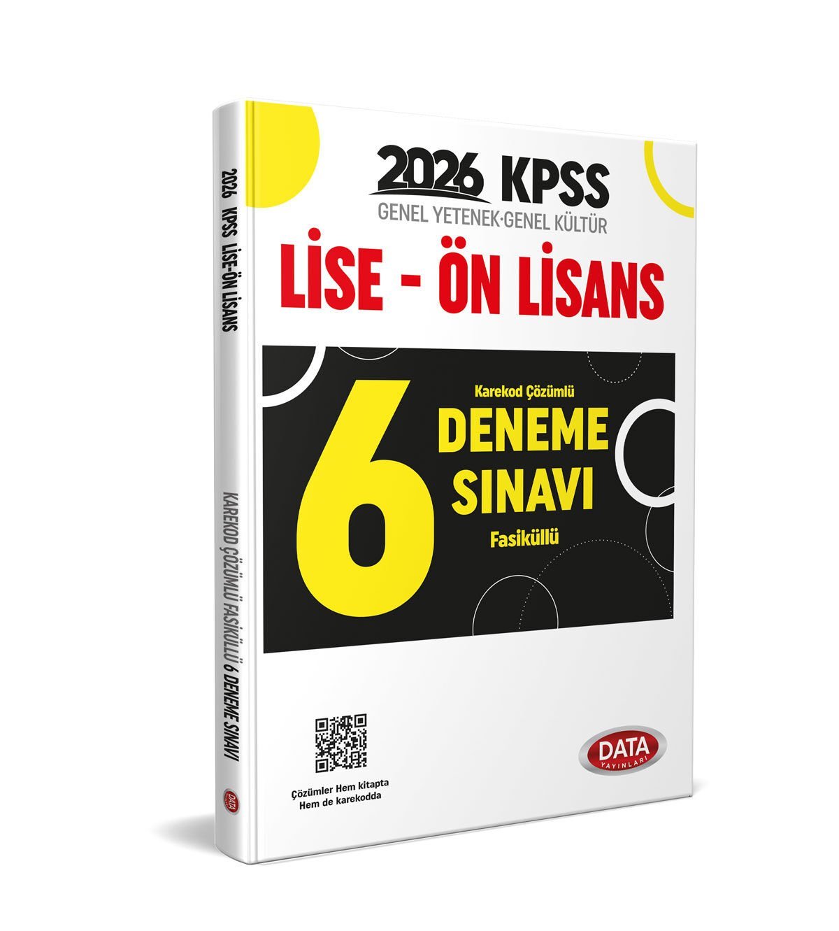 KPSS GY-GK Lise Ön Lisans Fasiküllü Karekod Çözümlü 6 Deneme Sınavı