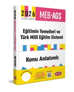 2026 AGS Ultra Serisi Eğitimin Temelleri - Türk Milli Eğitim Sistemi Konu Anlatımlı