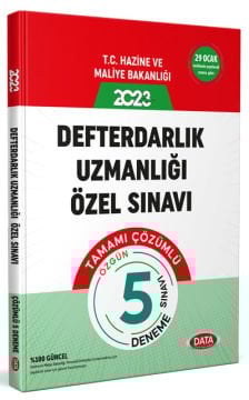 Defterdarlık Uzmanlığı Sınavı Tamamı Çözümlü 5 Deneme Sınavı