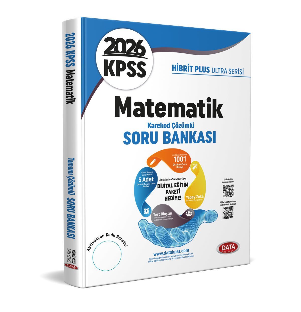 2026 KPSS Hibrit Plus Ultra Serisi Matematik Soru Bankası - Karekod Çözümlü + Dijital Eğitim Platformu Hediye