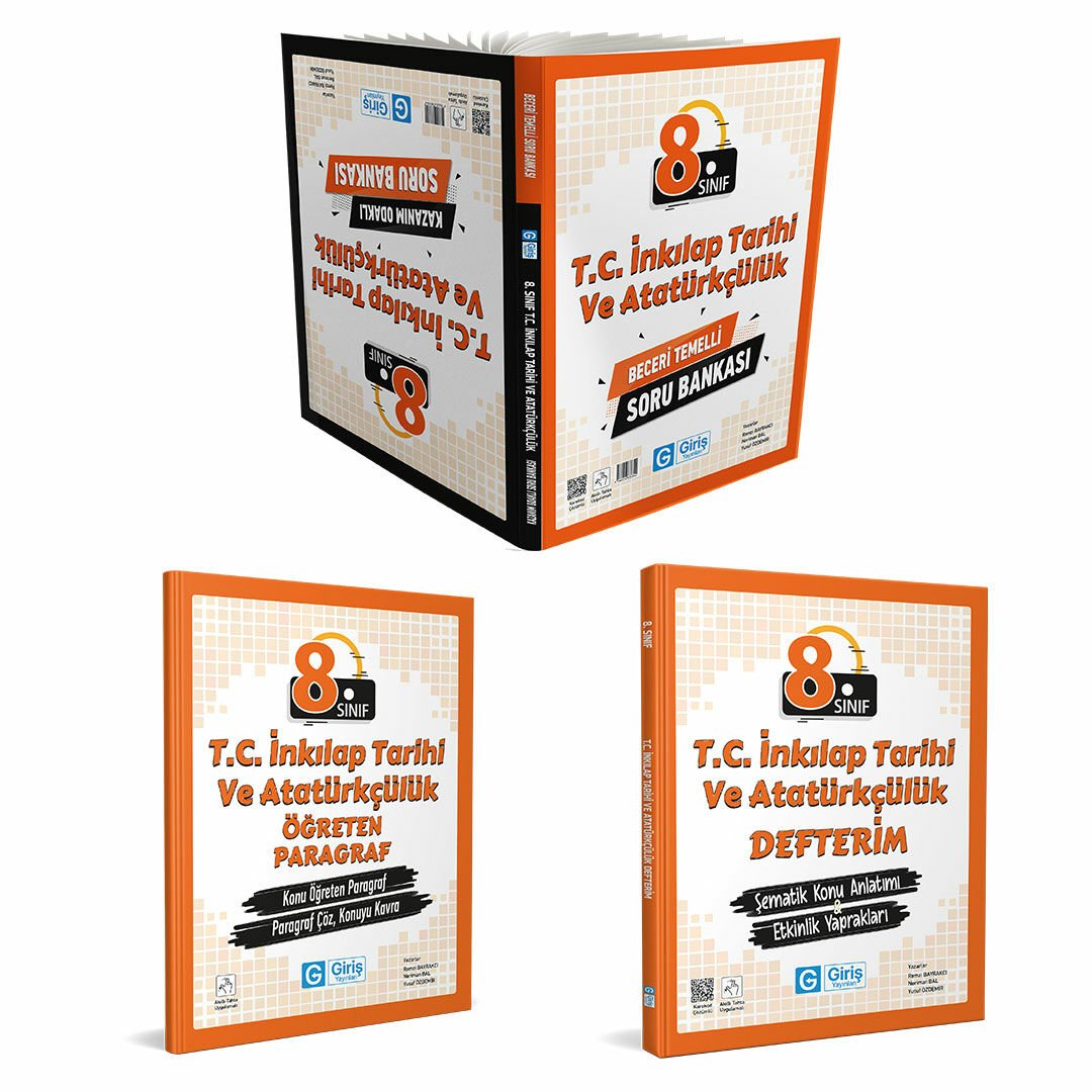 8. Sınıf TC.İnkilap tarihi ve Atatürkçülük Seti - Giriş Yayınları
