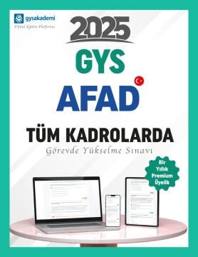 2025 AFAD GYS Dijital Eğitim Platformu (www.gysakademi.com 1 Yıllık Premium)