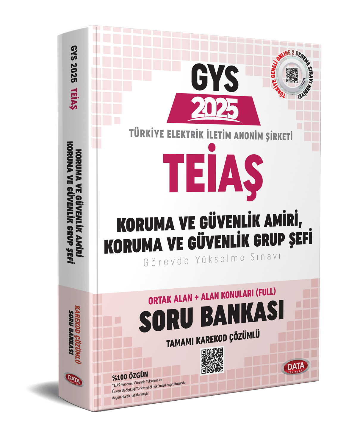 TEİAŞ Genel Müdürlüğü 2025 GYS Grup Başmühendisi, Başmühendis Soru Bankası - Karekod Çözümlü
