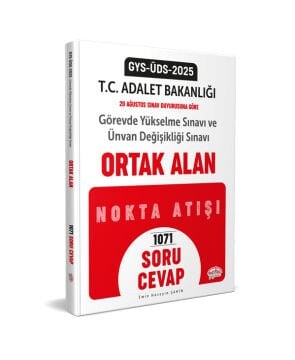 Adalet Bakanlığı GYS-ÜDS Ortak Alan Nokta Atışı Soru-Cevap