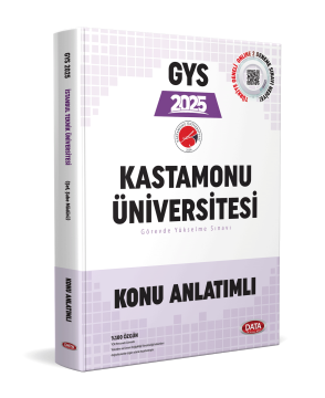 Kastamonu Üniversitesi (Şube Müdürü, Şef) GYS Konu Anlatımlı