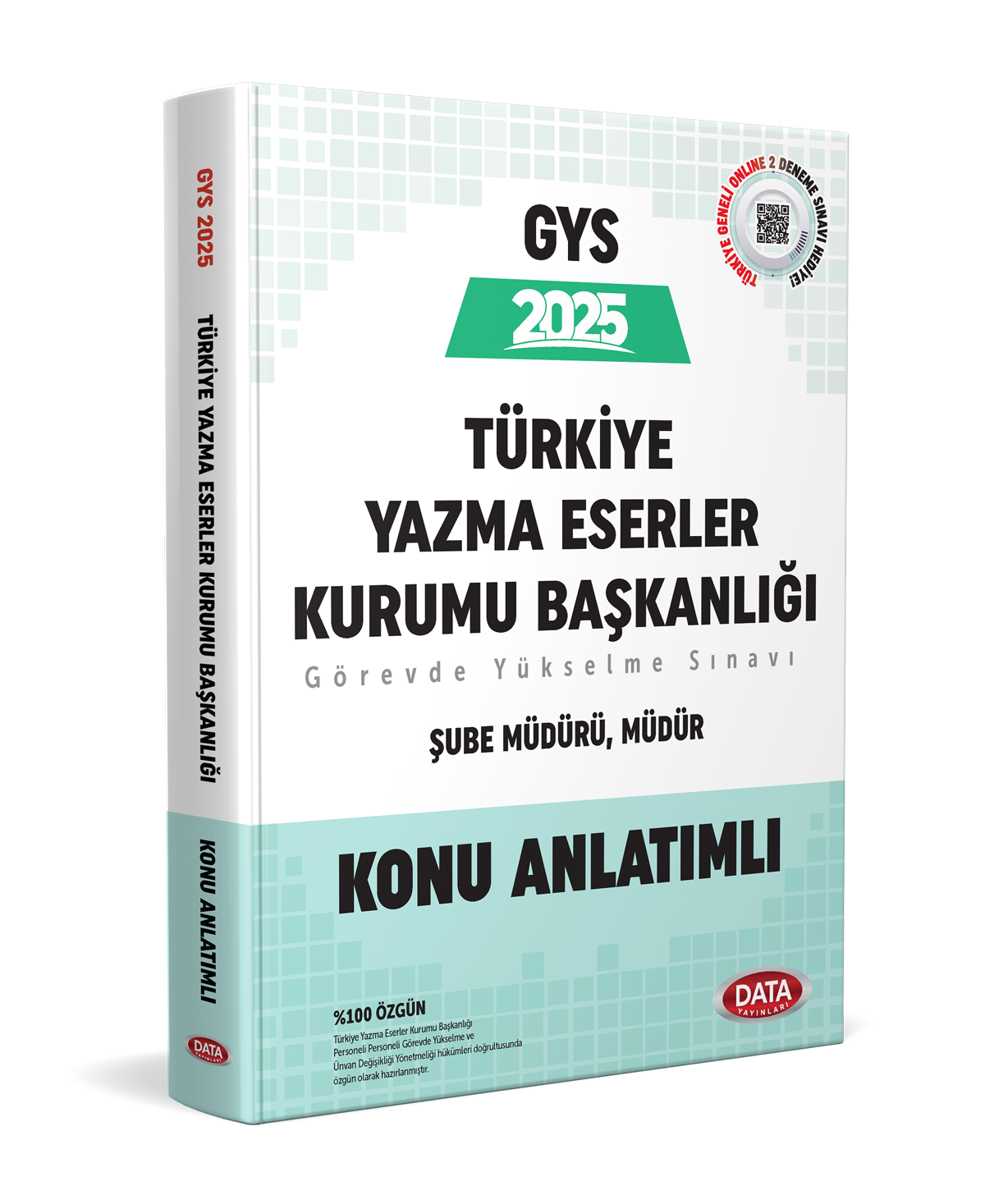 GYS Türkiye Yazma Eserler Kurumu Başkanlığı Müdür, Şube Müdürü Konu Anlatımlı