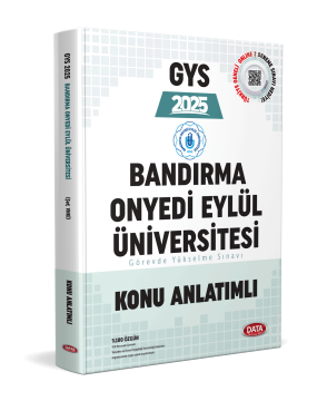 Bandırma Onyedi Eylül Üniversitesi (Şef, VHKİ) GYS Konu Anlatımlı
