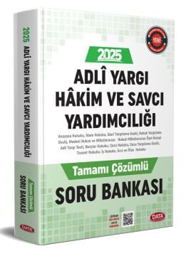 Adli Yargı Hakim ve Savcı Yardımcılığı Çözümlü Soru Bankası