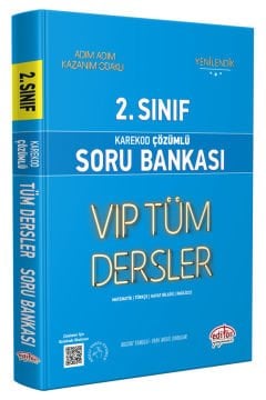 2. Sınıf VIP Tüm Dersler Soru Bankası Mavi Kitap
