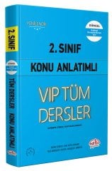 2. Sınıf VIP Tüm Dersler Konu Anlatımlı Mavi Kitap