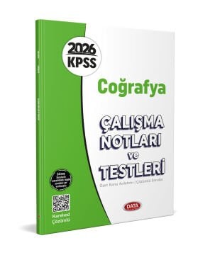2026 KPSS Coğrafya Çalışma Notları ve Testleri