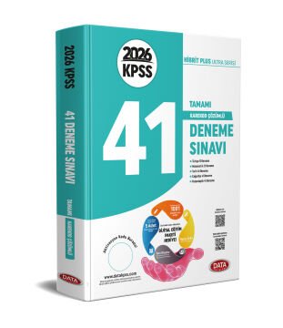 2026 KPSS Genel Kültür - Genel Yetenek 41 Deneme Sınavı + Dijital Eğitim Platformu Hediye