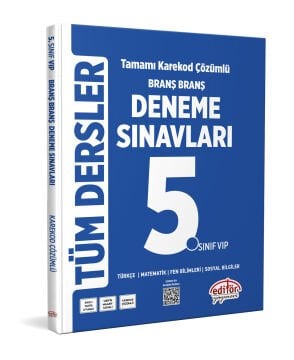 5. Sınıf Tüm Dersler Branş Branş Tamamı Çözümlü Deneme Sınavları