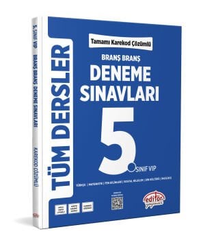 5. Sınıf Tüm Dersler Branş Branş Tamamı Çözümlü Deneme Sınavları
