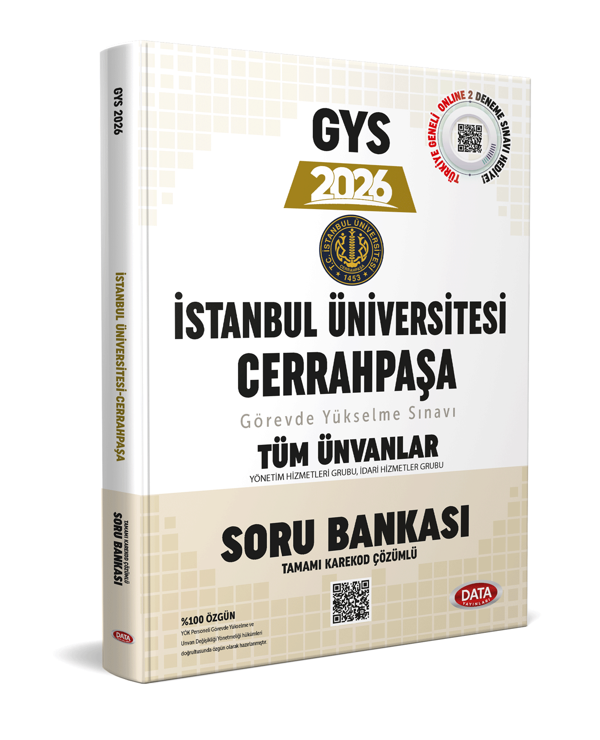 İstanbul Üniversitesi-CERRAHPAŞA 2026 GYS Soru Bankası -Karekod Çözümlü