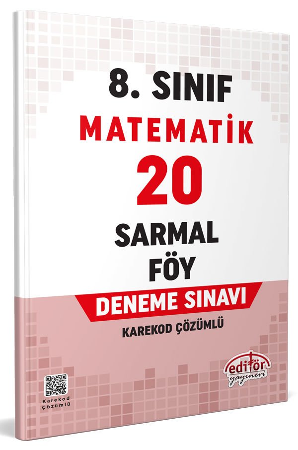 8. Sınıf Matematik 20 Sarmal Föy Deneme Sınavı