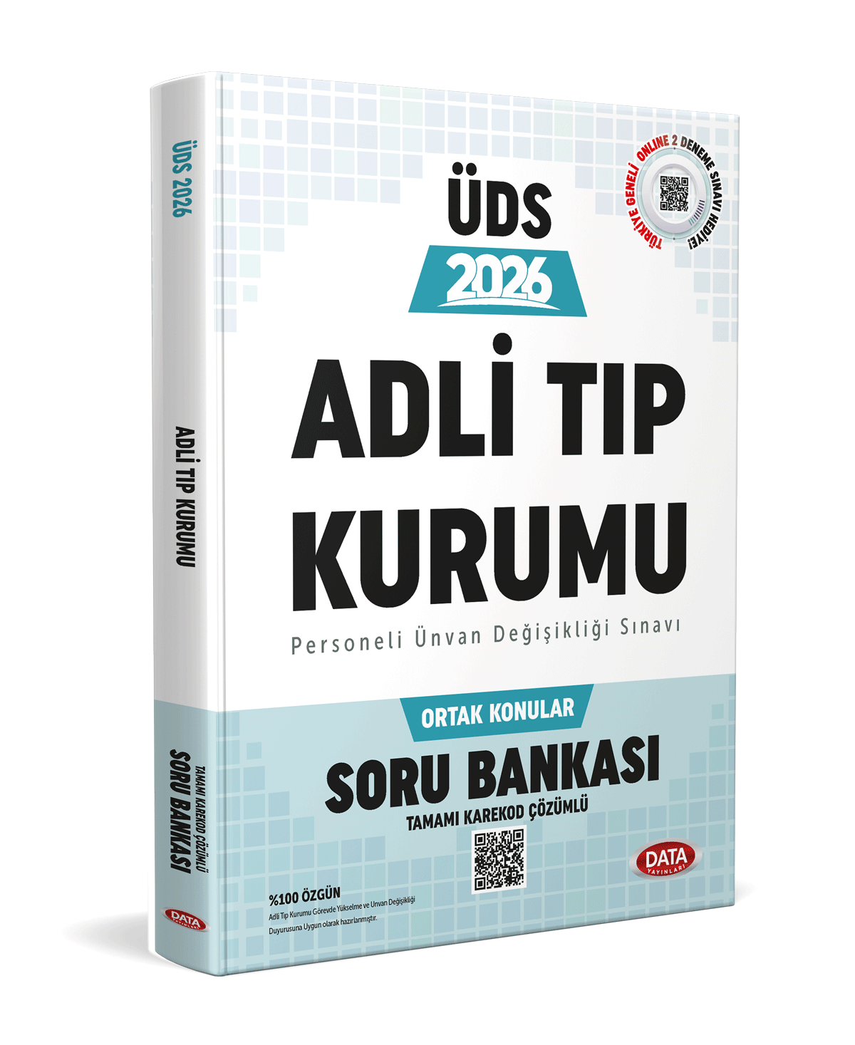 Adli Tıp Kurumu 2026 ÜDS Ortak Konular Soru Bankası (Tamamı Karekod Çözümlü )