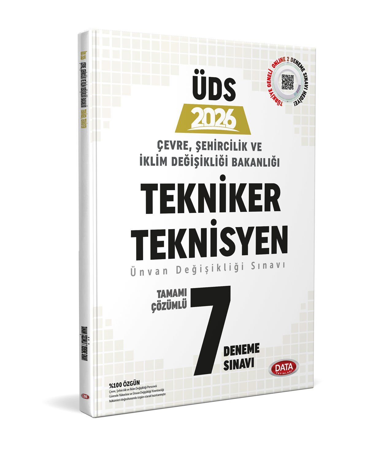 Çevre, Şehircilik ve İklim Değişikliği Bakanlığı Unvan Değişikliği Tekniker ve Teknisyen 7 Deneme Sınavı