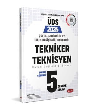 Çevre, Şehircilik ve İklim Değişikliği Bakanlığı Unvan Değişikliği Tekniker ve Teknisyen Tamamı Çözümlü 5 Deneme Sınavı