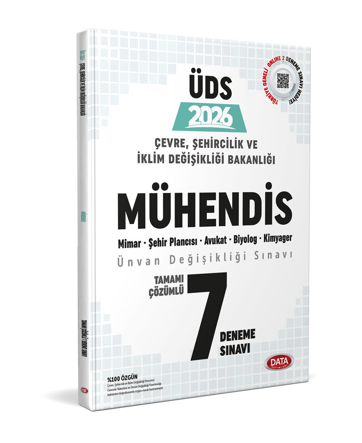 Çevre, Şehircilik ve İklim Değişikliği Bakanlığı Ünvan Değişikliği Mühendis 7 Deneme Sınavı