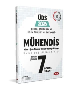 Çevre, Şehircilik ve İklim Değişikliği Bakanlığı Ünvan Değişikliği Mühendis 7 Deneme Sınavı