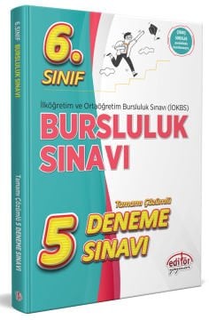 6. Sınıf Bursluluk Sınavı Çözümlü 5 Deneme Sınavı