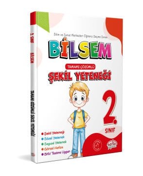 2. Sınıf Bilsem Şekil Yeteneği Tamamı Çözümlü - Editör Yayınevi