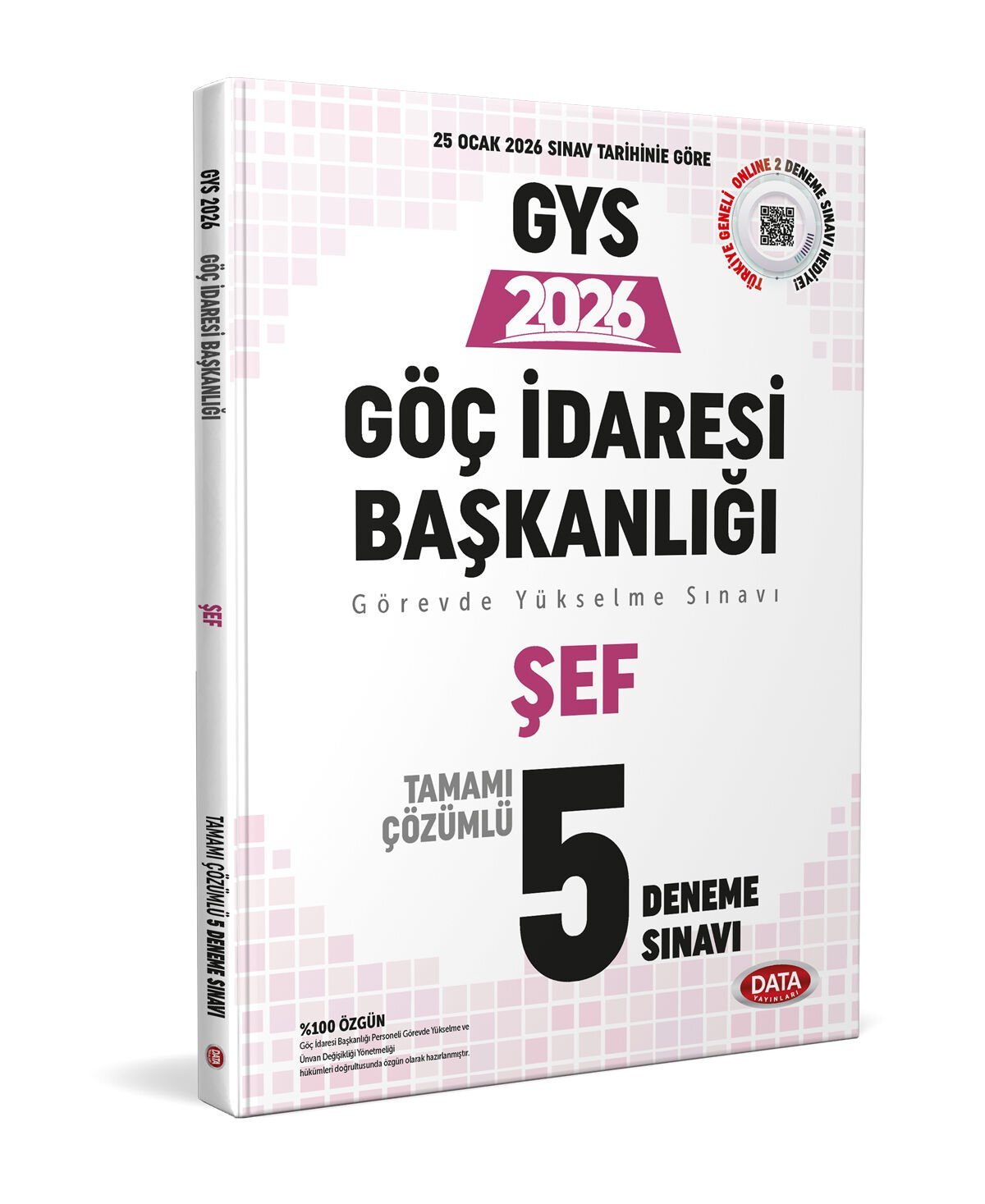 Data Yayınları Göç İdaresi Başkanlığı Şef GYS Tamamı Çözümlü 5 Deneme Sınavı