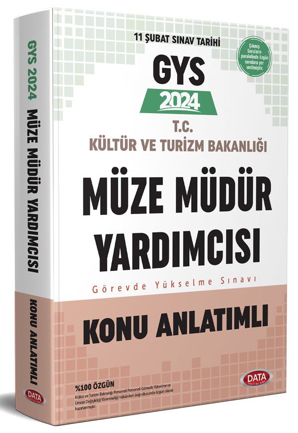 Kültür ve Turizm Bakanlığı Müze Müdür Yardımcısı GYS Konu Anlatımlı
