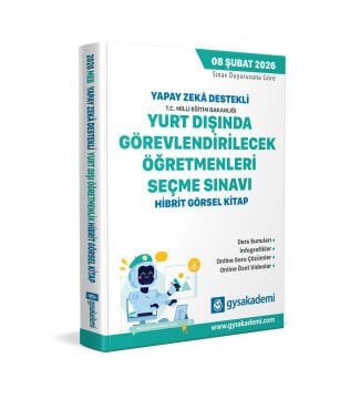 2026 Yapay Zeka Destekli Yurt Dışında Görevlendirilecek Öğretmenleri Seçme Sınavı Görsel Hibrit Kitap