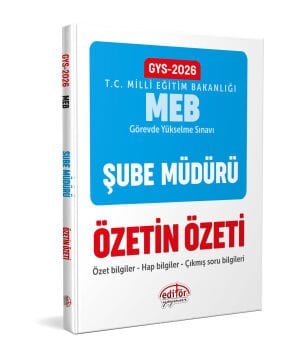 Milli Eğitim Bakanlığı Şube Müdürlüğü GYS Özetin Özeti