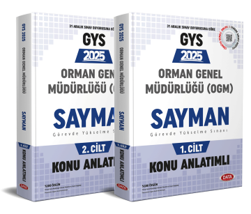Orman Genel Müdürlüğü Sayman Görevde Yükselme Sınavı Konu Anlatımlı 1-2