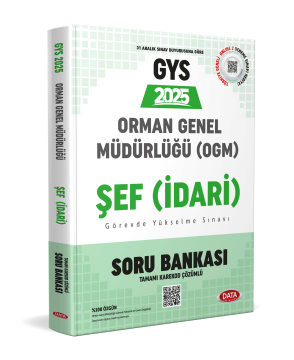 Orman Genel Müdürlüğü GYS Şef (İdari) Karekod Çözümlü Soru Bankası